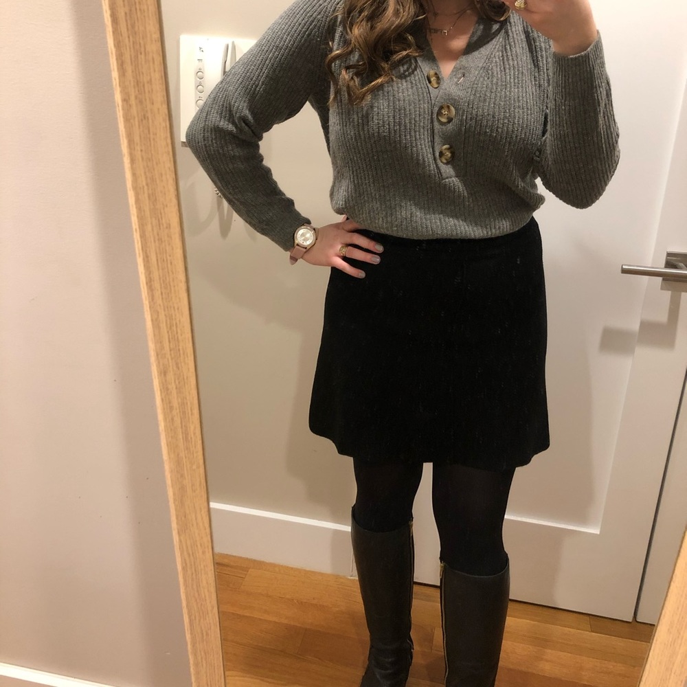 Zara Knit Mini Skirt